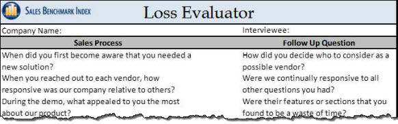 loss evaluator tool aid