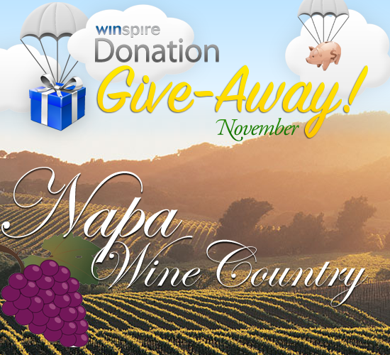 Winspire November Give-Away: Napa Wine Country