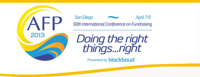 AFP San Diego 2013 - International Conference on Fundraising