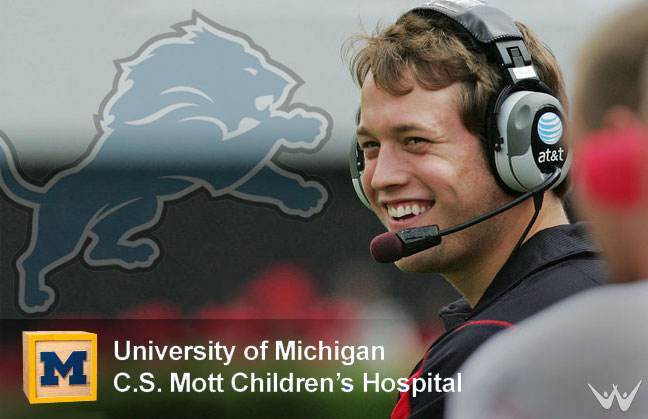 Matthew Stafford Smiles After Donating $15,000 Auction Item 